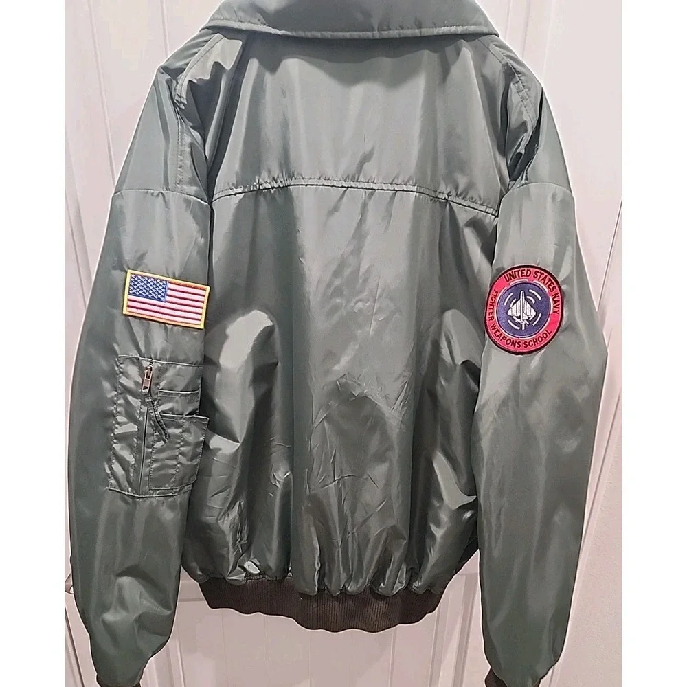 NEW Tom Cruise Top Gun Maverick Flight‎ Bomber Jacket Jet Pilot Jacket 3X
